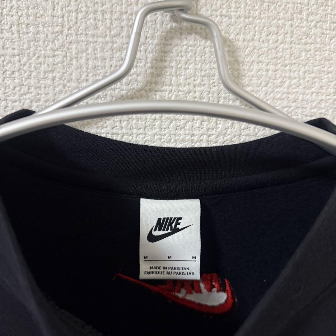 【1点限り商品‼️】NIKE ナイキ スウェットトレーナー 裏起毛 M ブラック