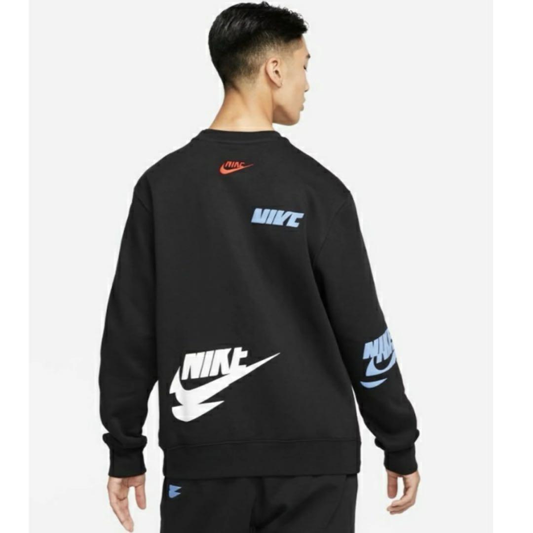 【1点限り商品‼️】NIKE ナイキ スウェットトレーナー 裏起毛 M ブラック