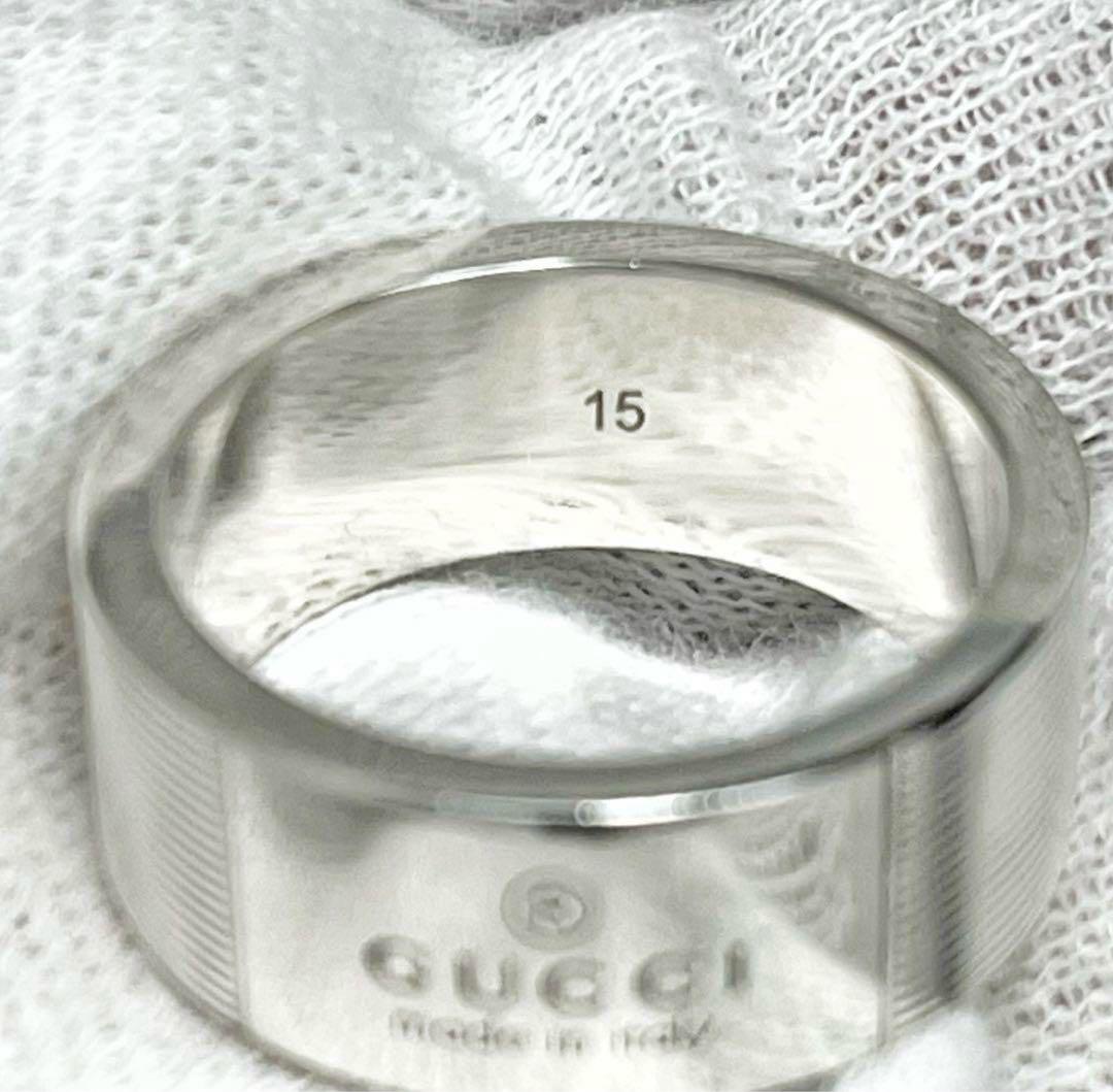 美品‼️GUCCI 指輪　ロゴリング　14号