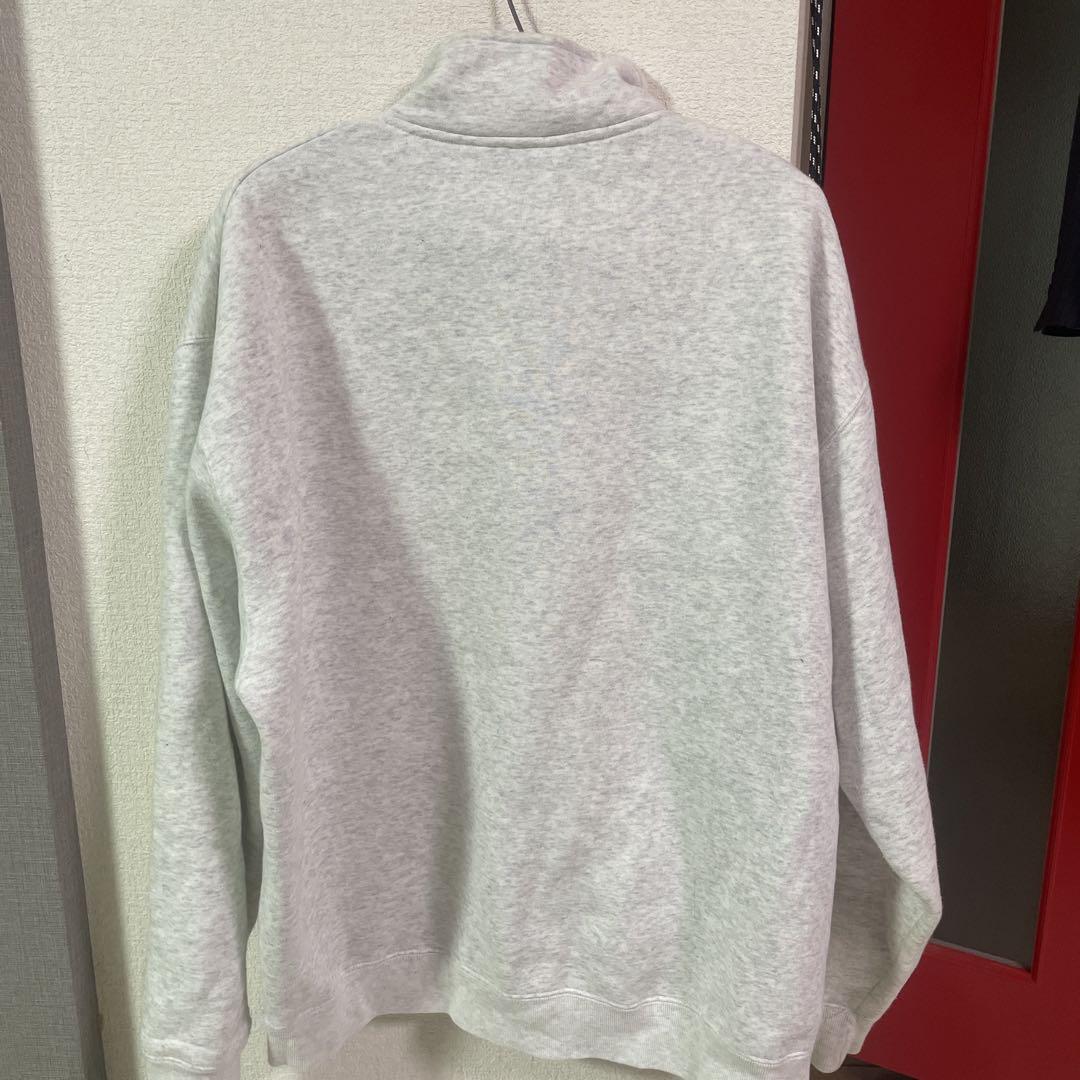 Age factory ハーフジップスウェット XL グレー