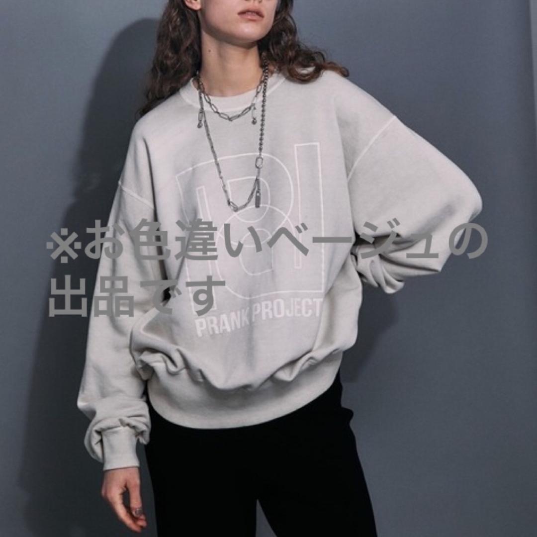 *プランクプロジェクト Pロゴオーバースウェット ベージュ ユニセックス プランクプロジェクト Pロゴオーバースウェット ベージュ ユニ