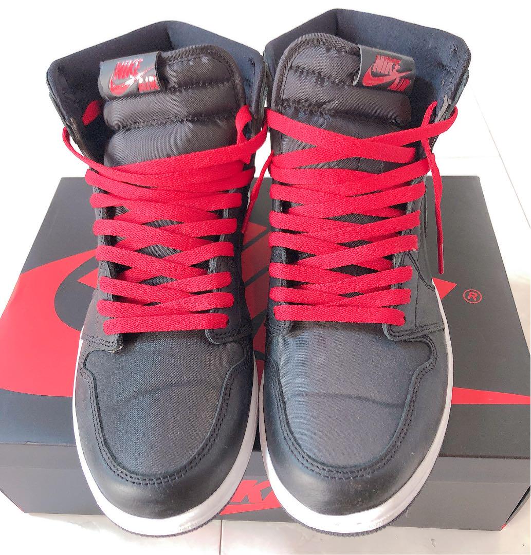 NIKE Air Jordan 1 Black/Gym Red