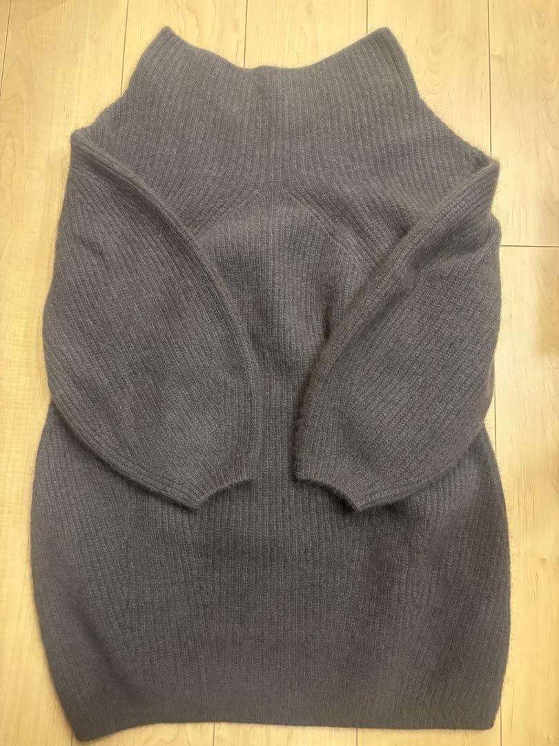 SNIDEL ラクーンミニニットワンピース - ワンピース販売 中