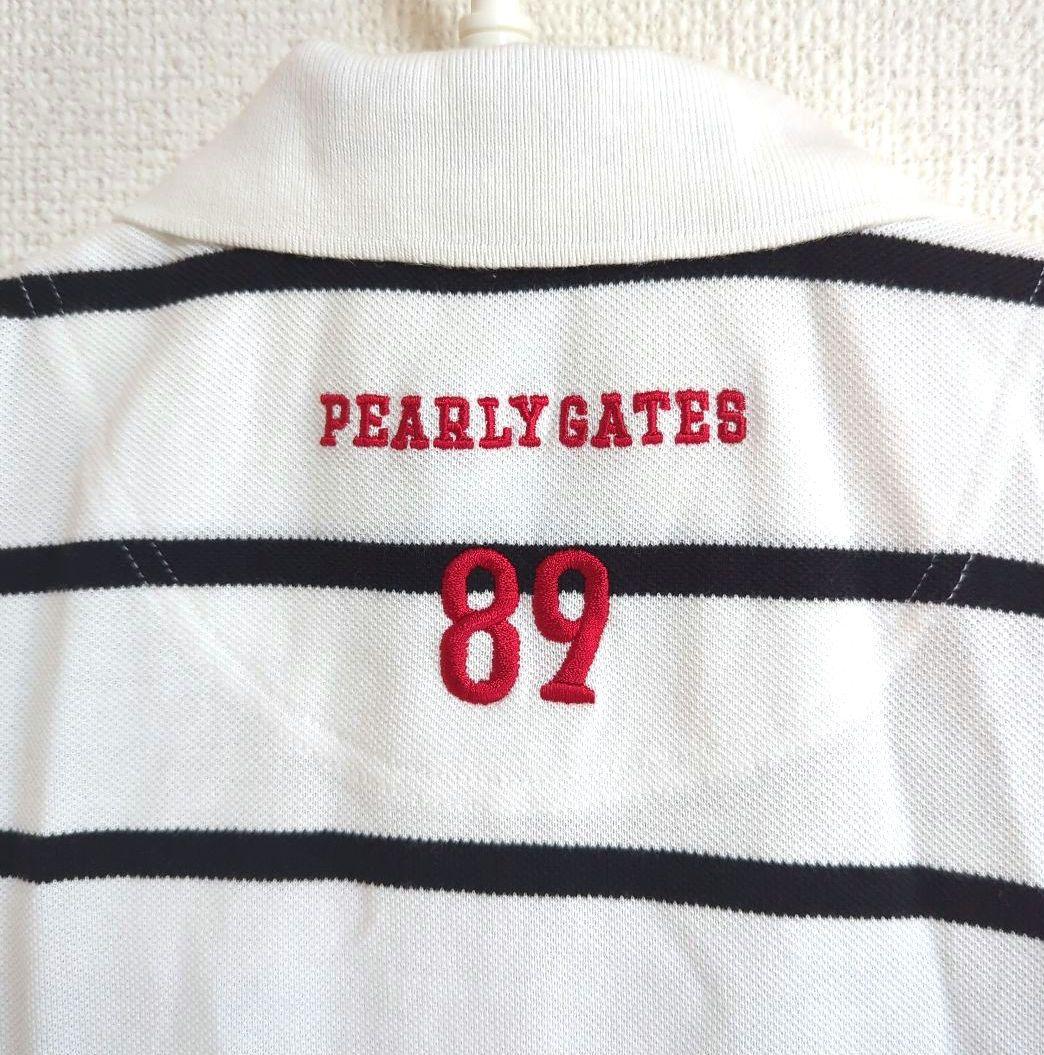 PEARLY GATES ストライプポロシャツ ゴルフ メンズM 美品 - メルカリ