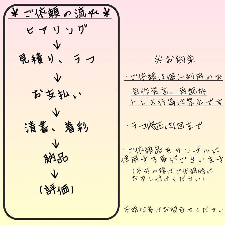 オーダーメイドイラスト RapUT-m69058241863 大得価安い
