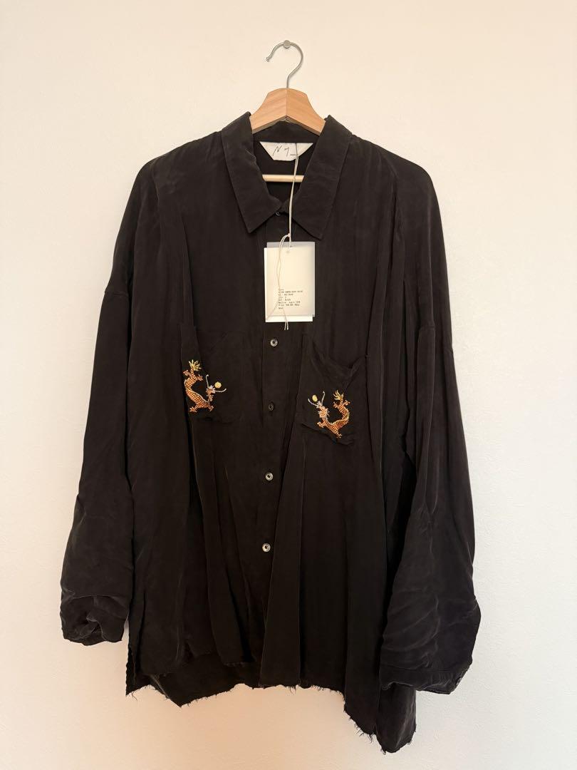 ANCELLM アンセルム AGING EMBROIDERY SHIRT 2 新品 ANCELLM アンセルム AGING EMBROIDERY SHIRT