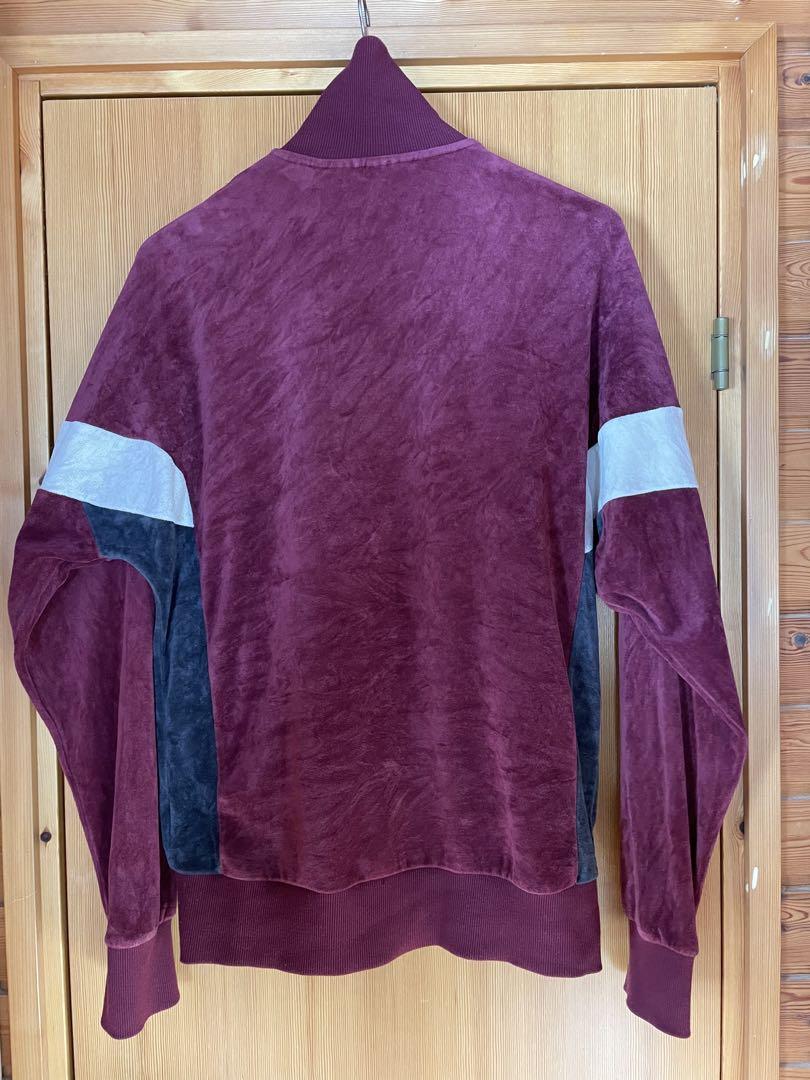 adidas ベロア トラックトップジャケット