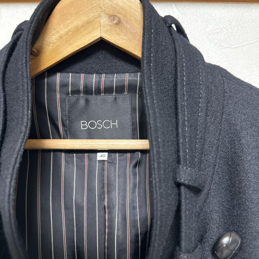 男の子向けプレゼント集結 BOSCH チェスターコート 黒 サイズ40 ジャケット・アウター
