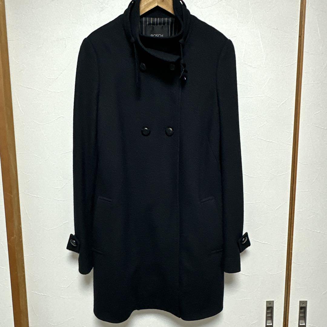 驚きの値段 BOSCH チェスターコート サイズ40 黒 ジャケット・アウター