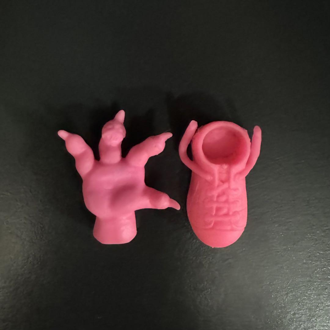 キン肉マン　キン消し　パチ消し　スニゲーター正体　ピンク　キンケシ　手 キン肉マン 消しゴム キン消し パチ スニゲーター スニーカー ピンク