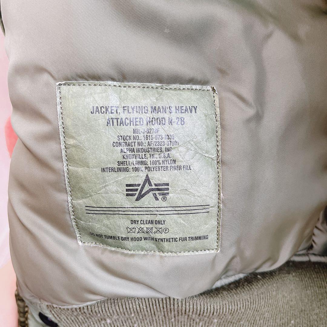 最終値下げ‼︎美品 ALPHA INDUSTRIES N-2B/Mサイズ メンズ