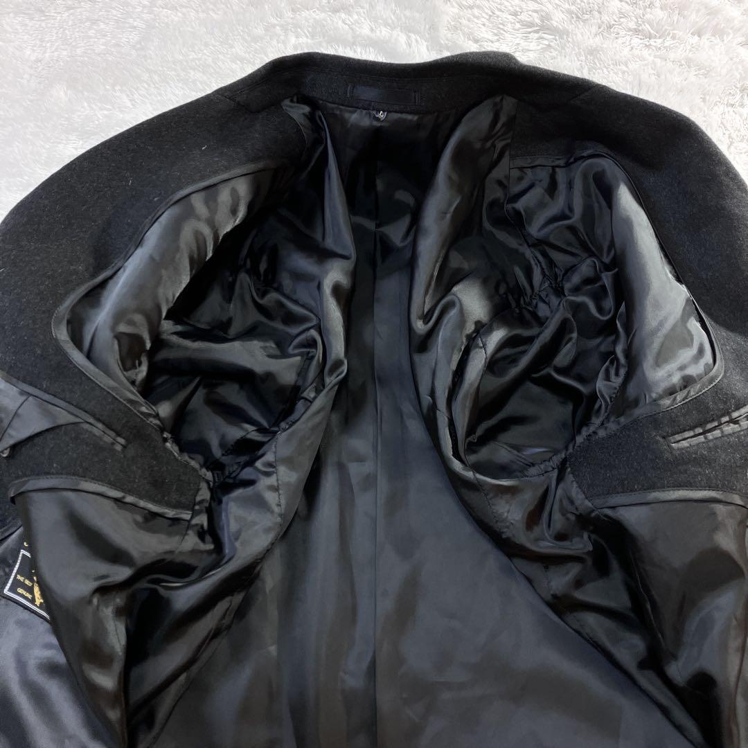 極美品 バレストリーノ カシミヤ 100% チェスターコート ロング L