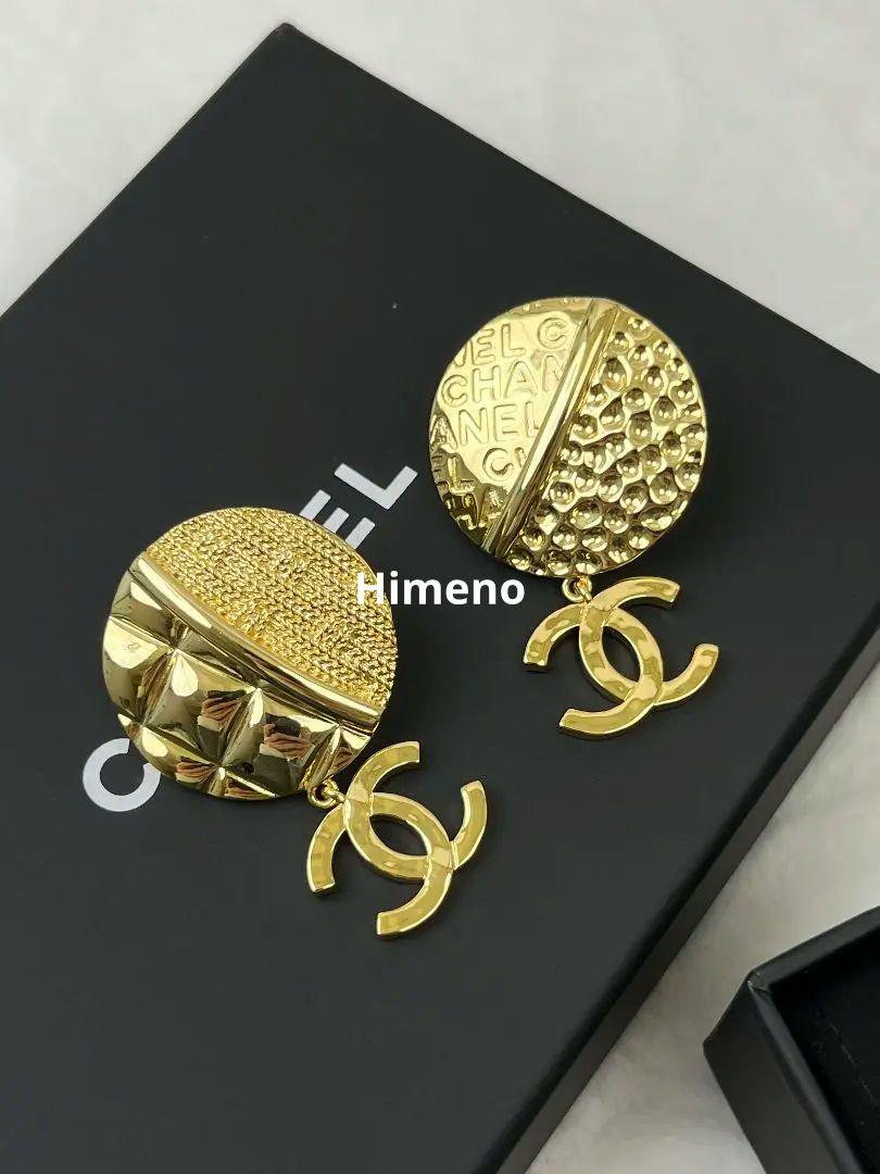 CHANEL シャネル ゴールド ピアス
