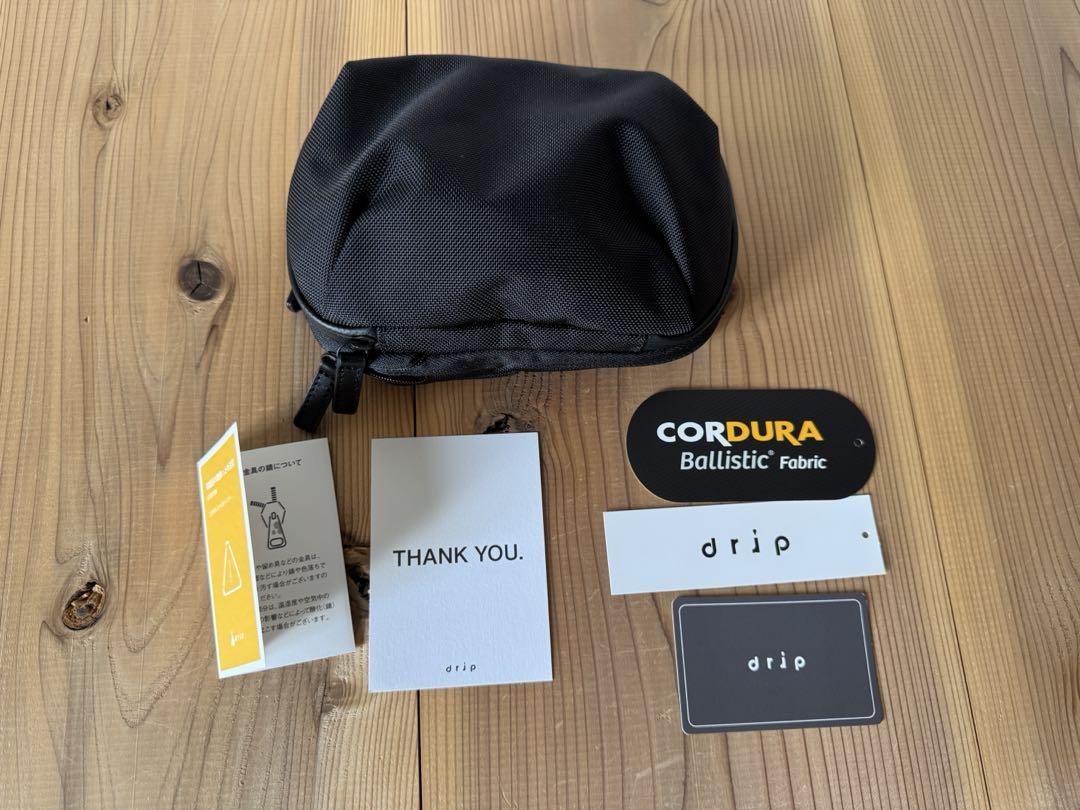 drip 伸縮自在なガジェットポーチ「HALFDAY POUCH 」