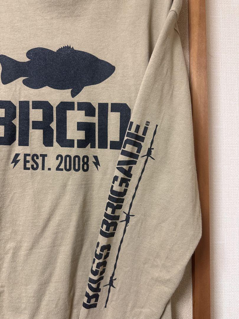 バスブリゲード　メンズロングスリーブTシャツ Ｌサイズ　サンドカラー　美品