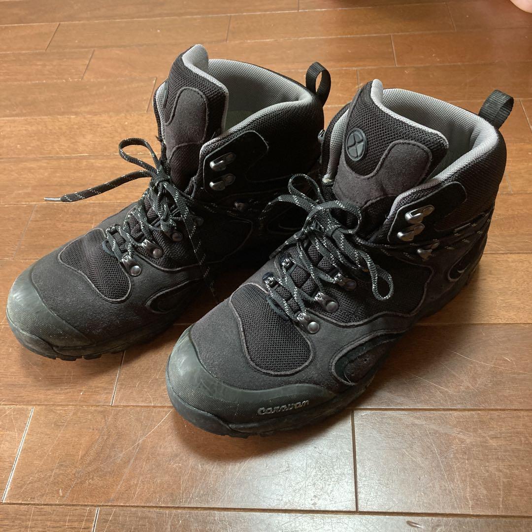 キャラバン ブラック登山靴 ミドルカット　27.0EEE