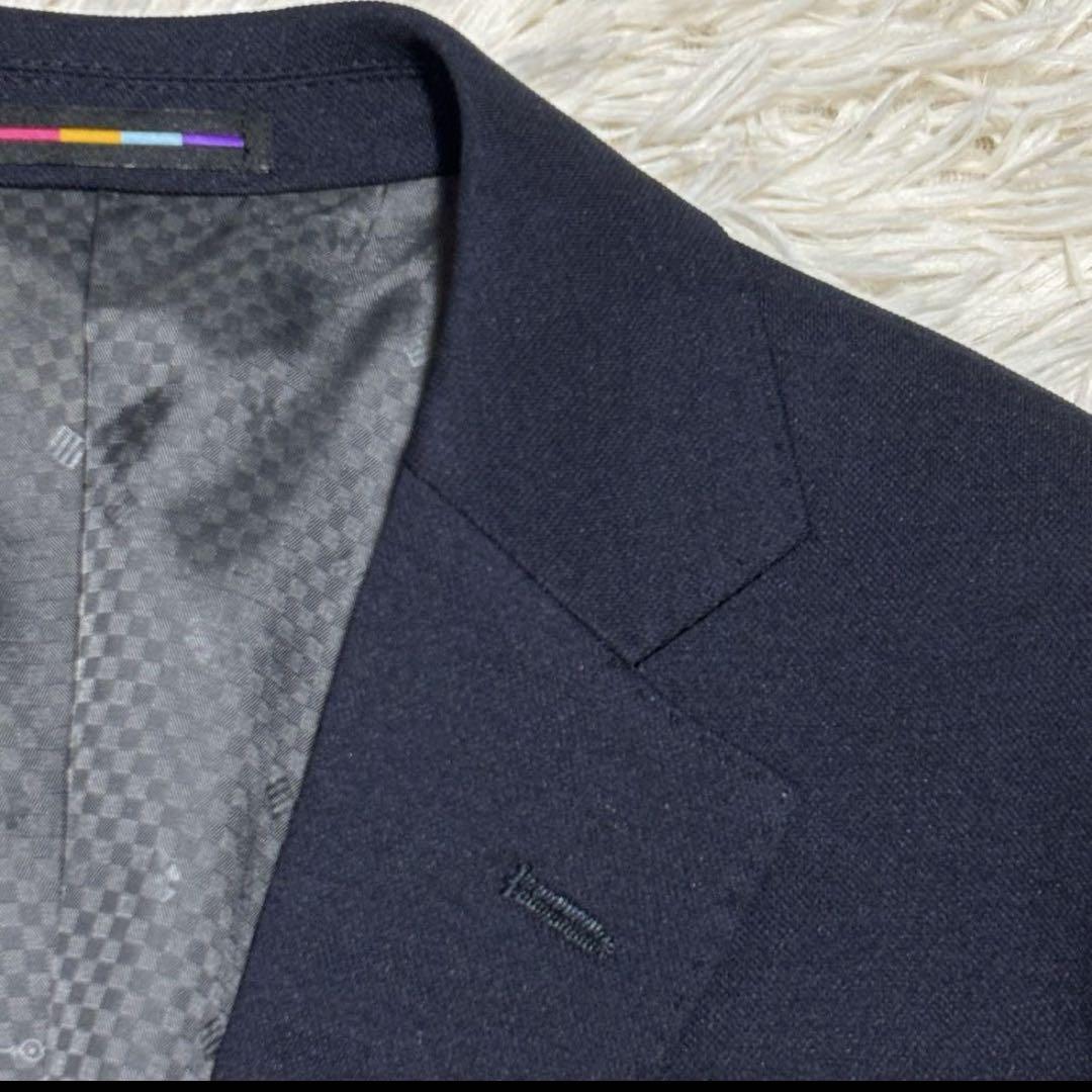 極美品　オリヒカ　セットアップスーツ　ウォッシャブル　ネイビー　XL/Lサイズ 現行品 極美品☆オリヒカ JKPセットアップ スーツ