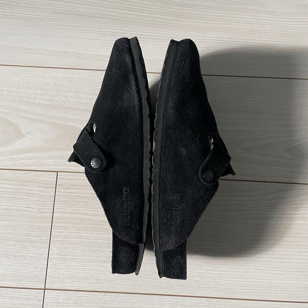 BIRKENSTOCK BOSTON ALLBLACK BEAMS別注