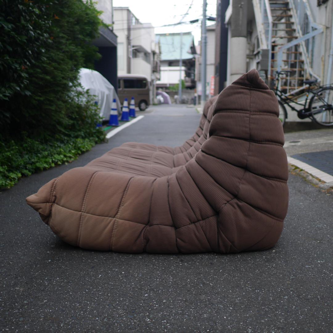 ligne roset リーンロゼ togo トーゴ ソファ 3P ブラウン