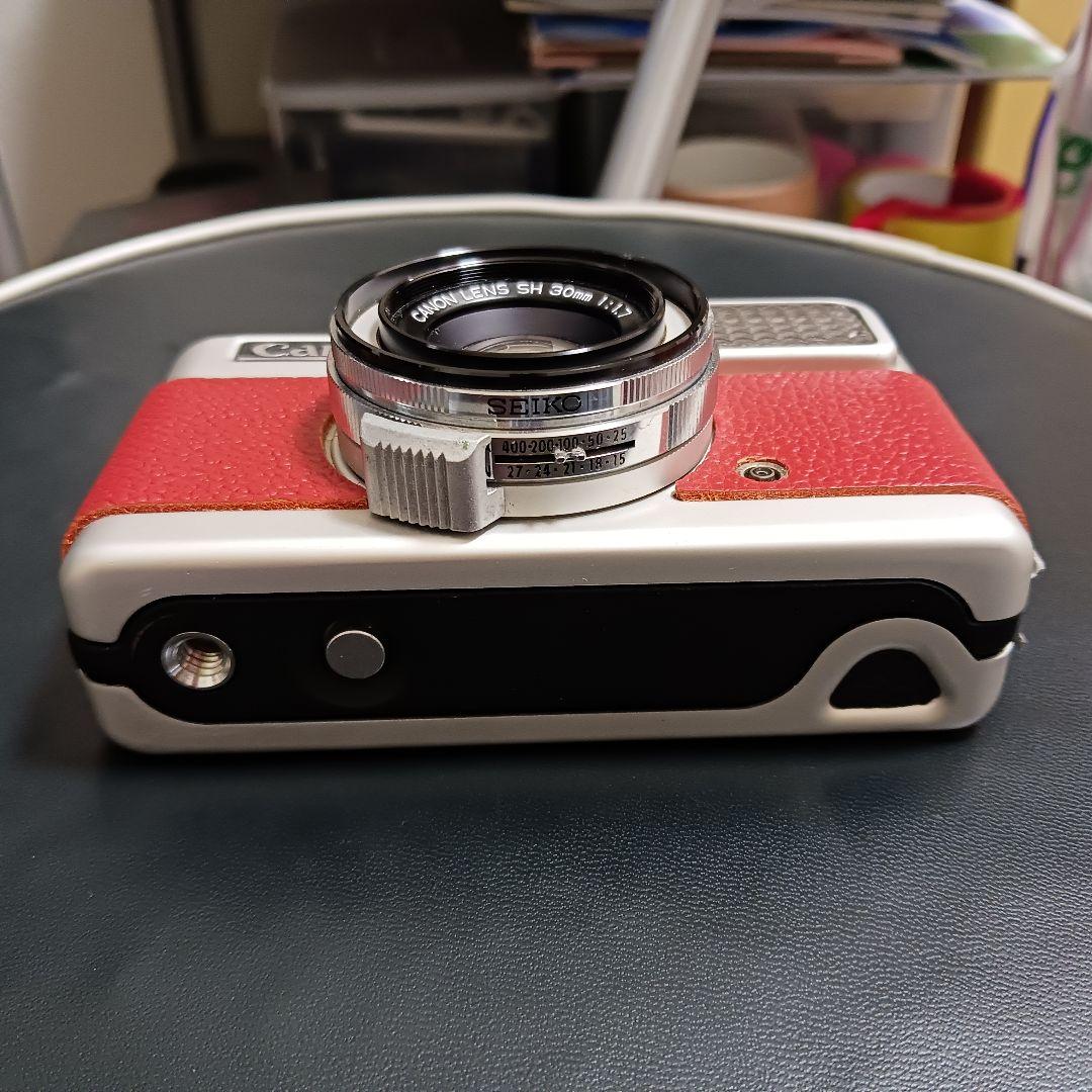 分解整備・実写あり⭐Canon Demi S⭐上質な本革でドレスアップ♪