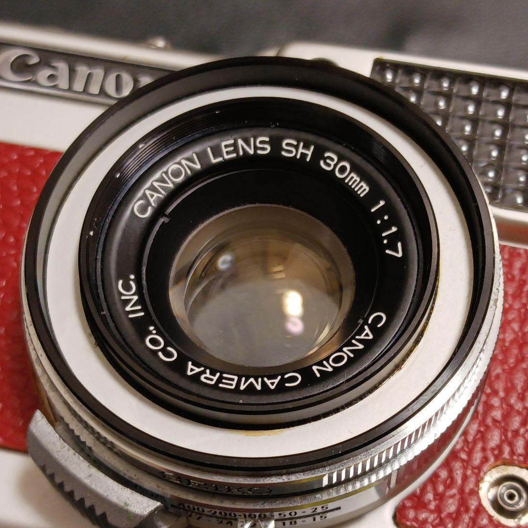 分解整備・実写あり⭐Canon Demi S⭐上質な本革でドレスアップ♪