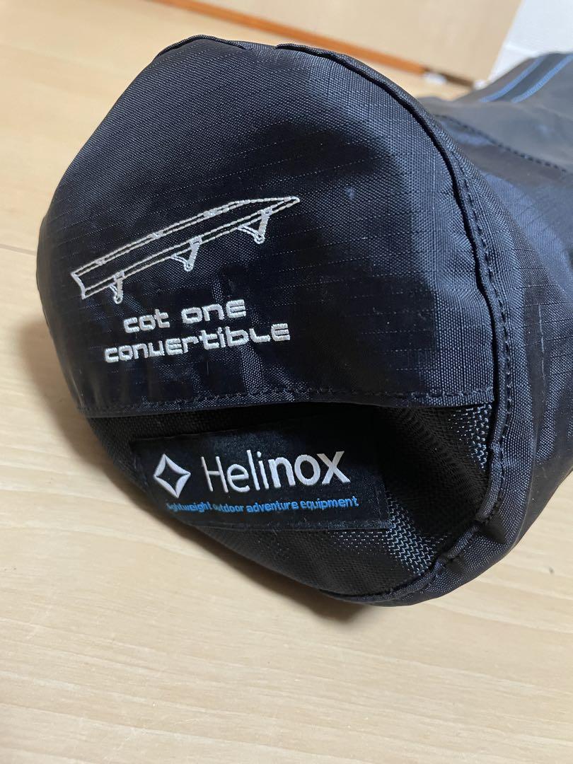 使用回数1度　Helinox ヘリノックス コットワンコンバーチブル 黒