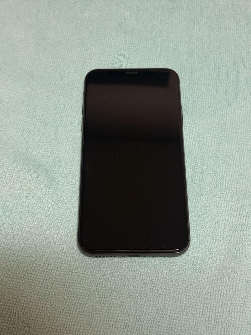 充電容量90% iPhone X スペースグレー 本体　64GB