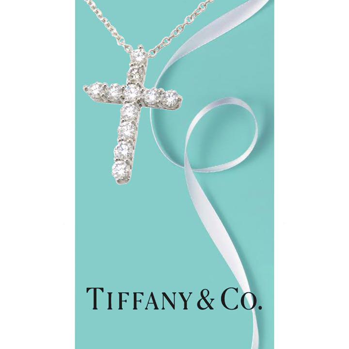 Tiffany Co ティファニー ダイヤモンド クロス ネックレス メルカリ
