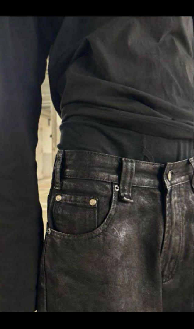 完売品　VIH20A loose fit oil coating denim