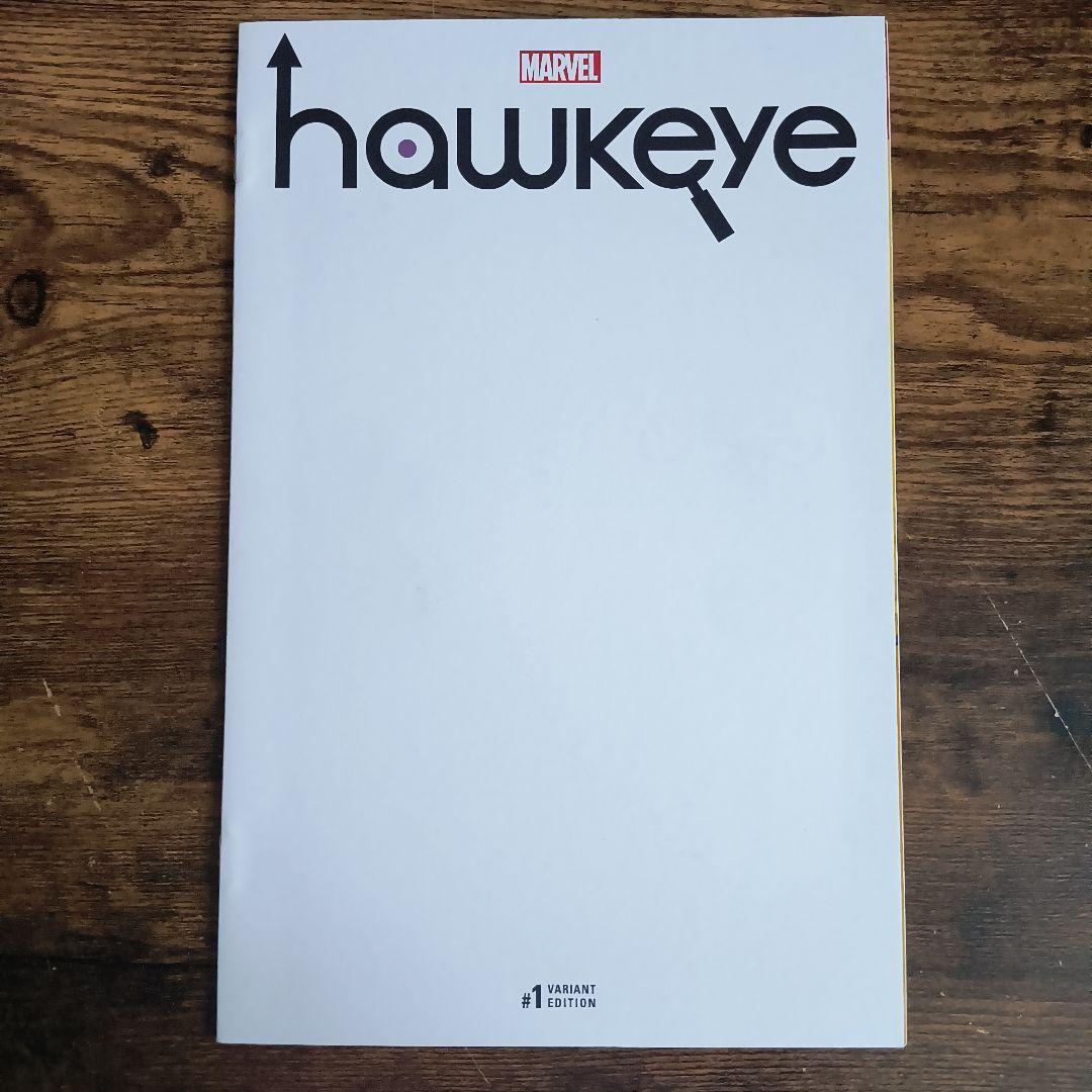 アメコミリーフ　hawkeye #1 (2017) blank variant