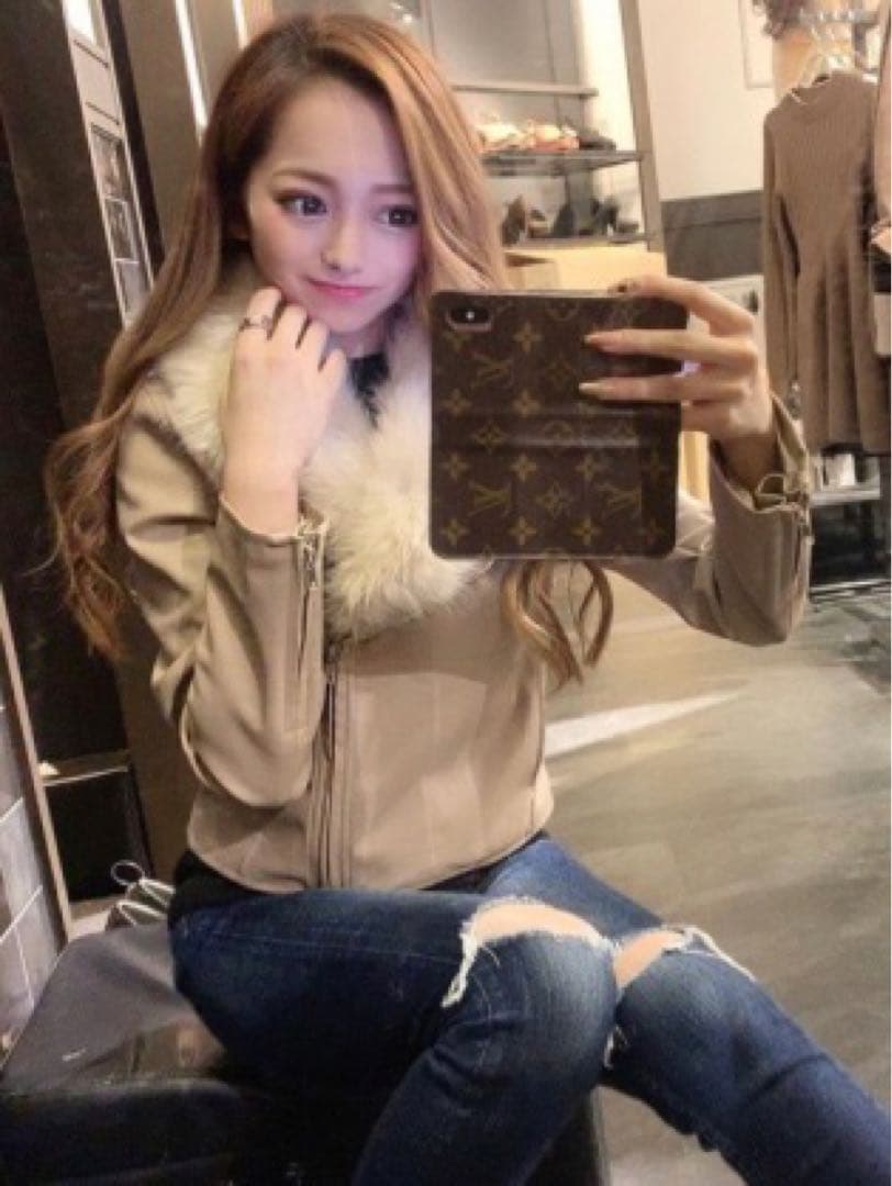 リップサービス/ファー付きライダース