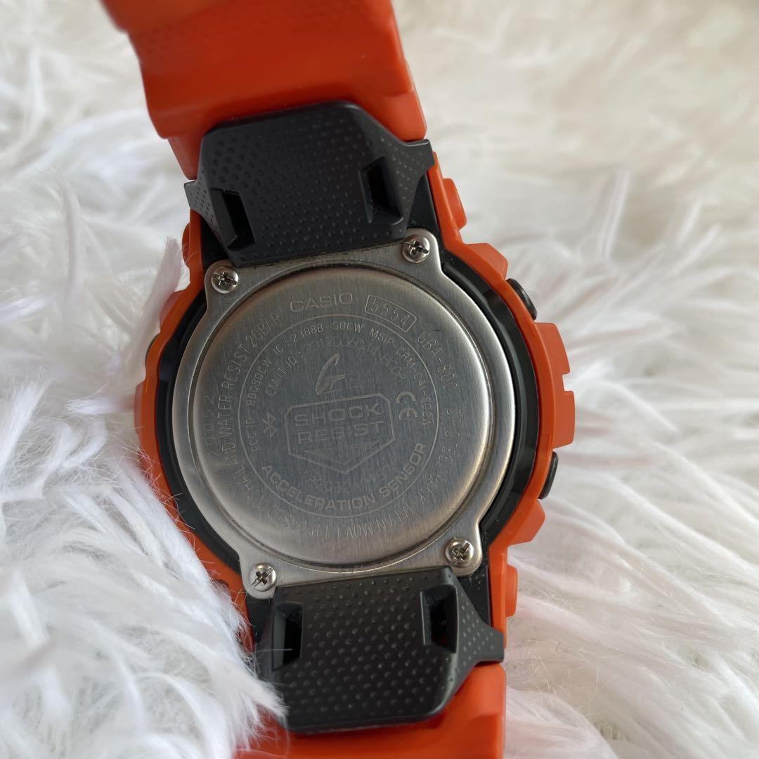 G-SHOCK GBA-800 CASIO カシオ　オレンジ　可動品