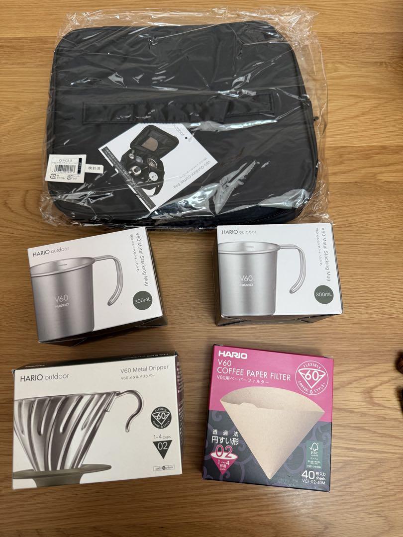 HARIO V60 アウトドアコーヒー　セット　メタルドリッパー