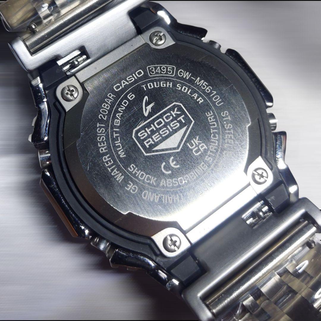 極美品✨G-SHOCK GW-M5610U フルメタルエングレーブカスタム 極美品✨G-SHOCK GW-M5610U フルメタルエングレーブカスタム液晶