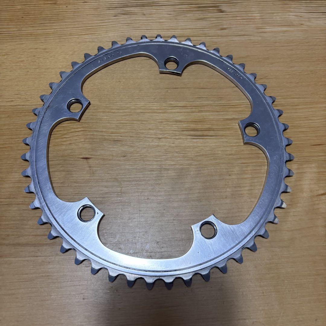 sugino75 ssg ブルーアルマイト加工　チェーンリング　49t 美品 SUGINO 75 49T NJS チェーンリング ピスト 厚歯 - メルカリ