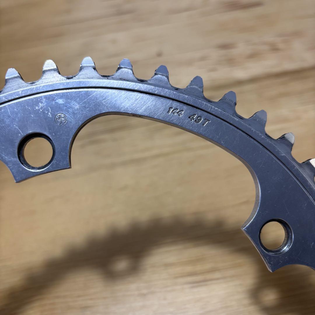 sugino75 ssg ブルーアルマイト加工　チェーンリング　49t 美品 sugino75 ssg ブルーアルマイト加工 チェーンリング 49t 美品