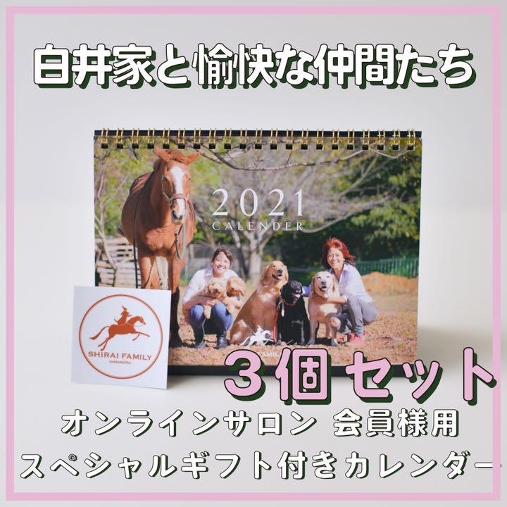 白井家カレンダー3個セット