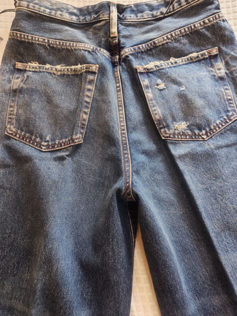 upper hights ダークブルー ワイドレッグデニムXL LL upper hights DECORATOM_COM_BR