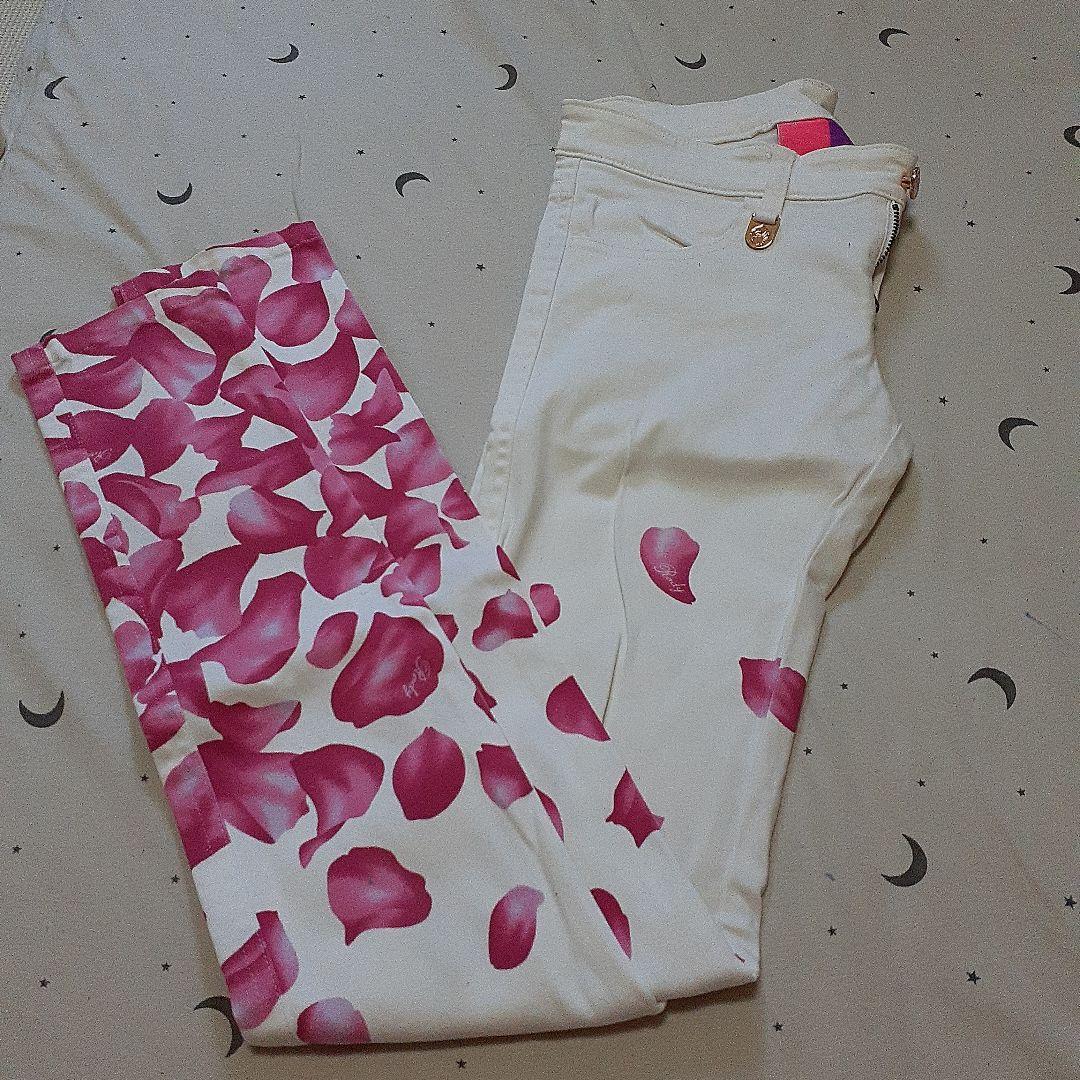 Rady 花びら柄 スキニーパンツ Sサイズ [中古]