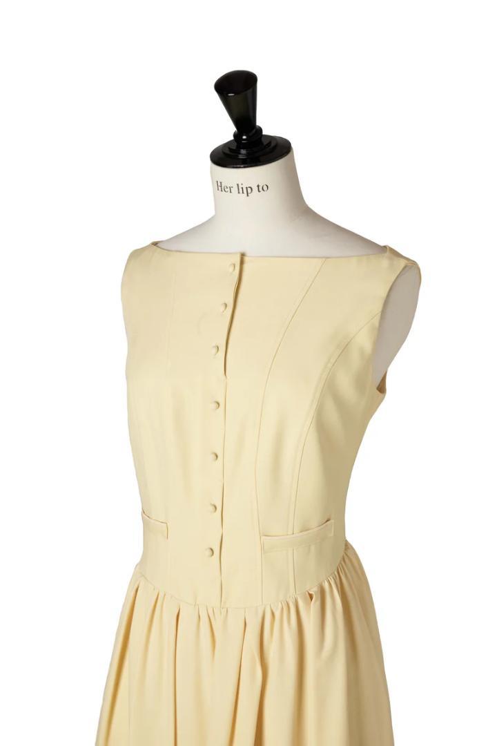 Her lip to Deauville Gathered Long Dress