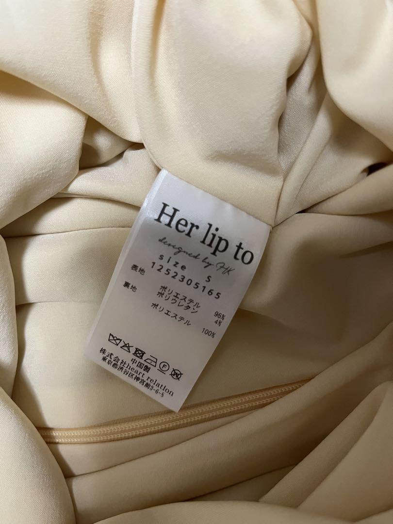 Her lip to Deauville Gathered Long Dress