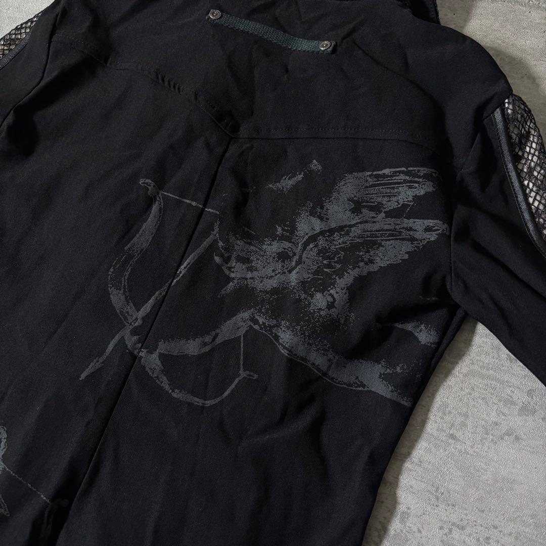 Ozz On lace up shirt jacket gimmick y2k Ozz On lace up shirt jacket gimmick y2k