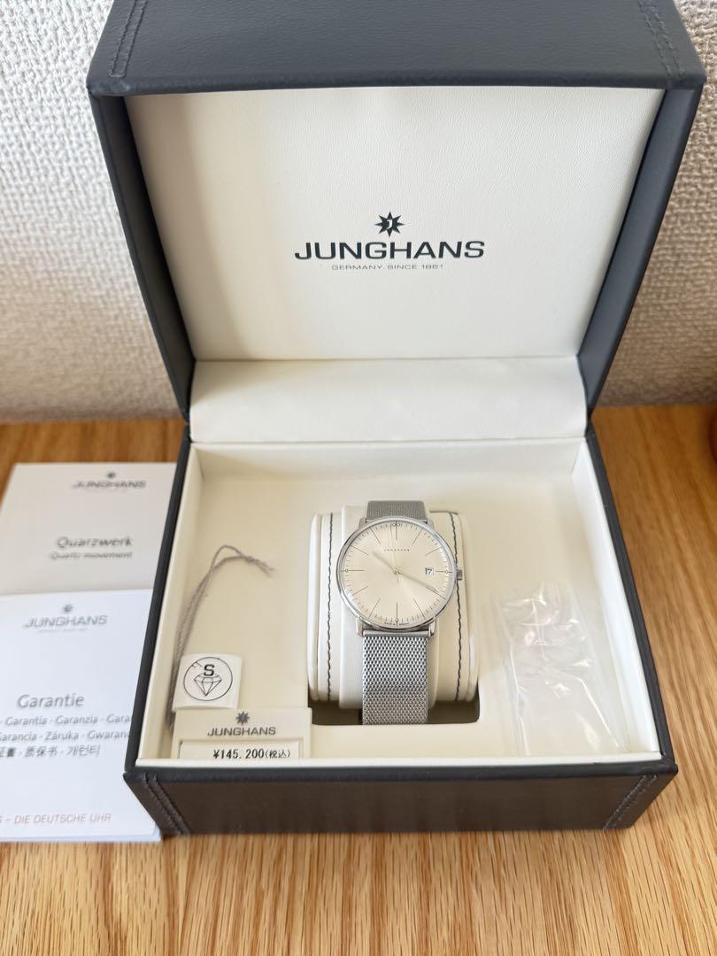 JUNGHANS マックス・ビル クォーツ 腕時計