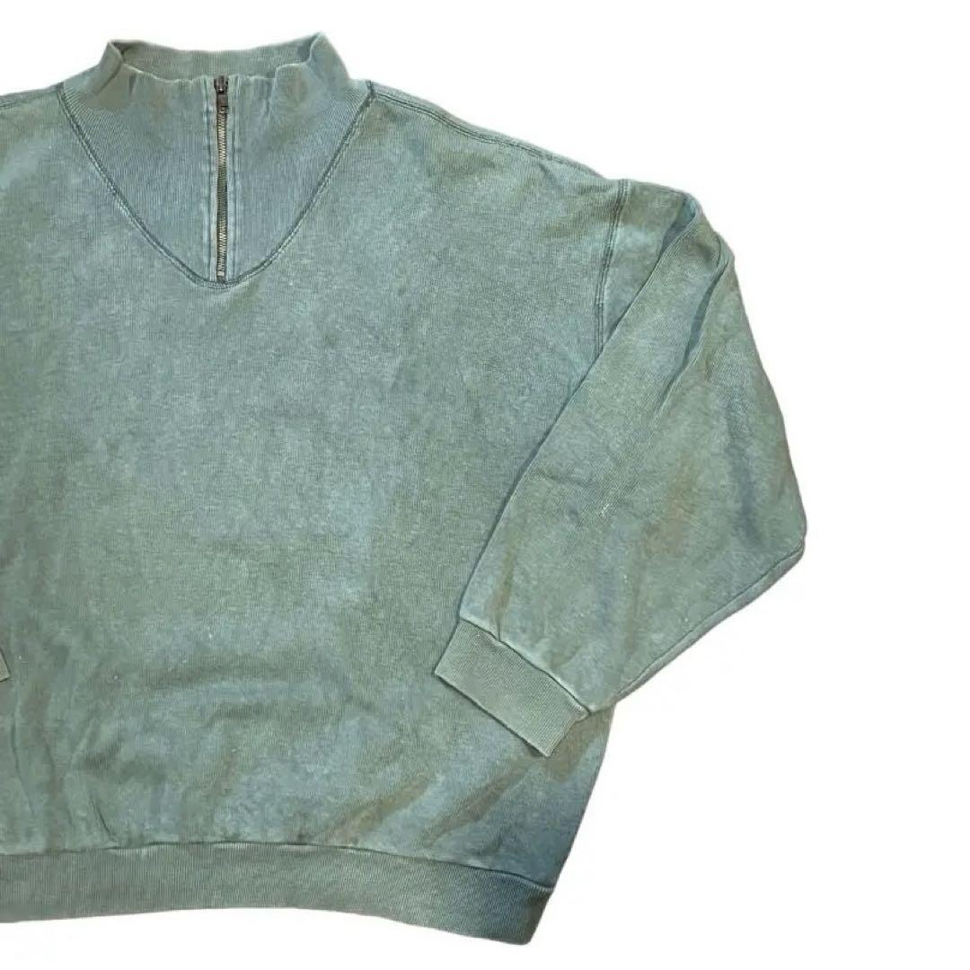 トップス 90s OLDGAP HALFZIP SWEAT POLO SHIRT