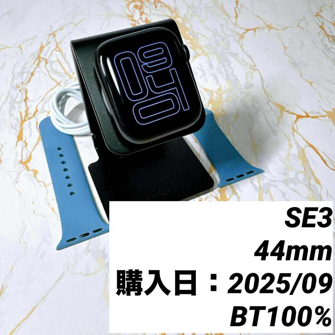 超美品Apple Watch SE 第3世代 44MM BT100%
