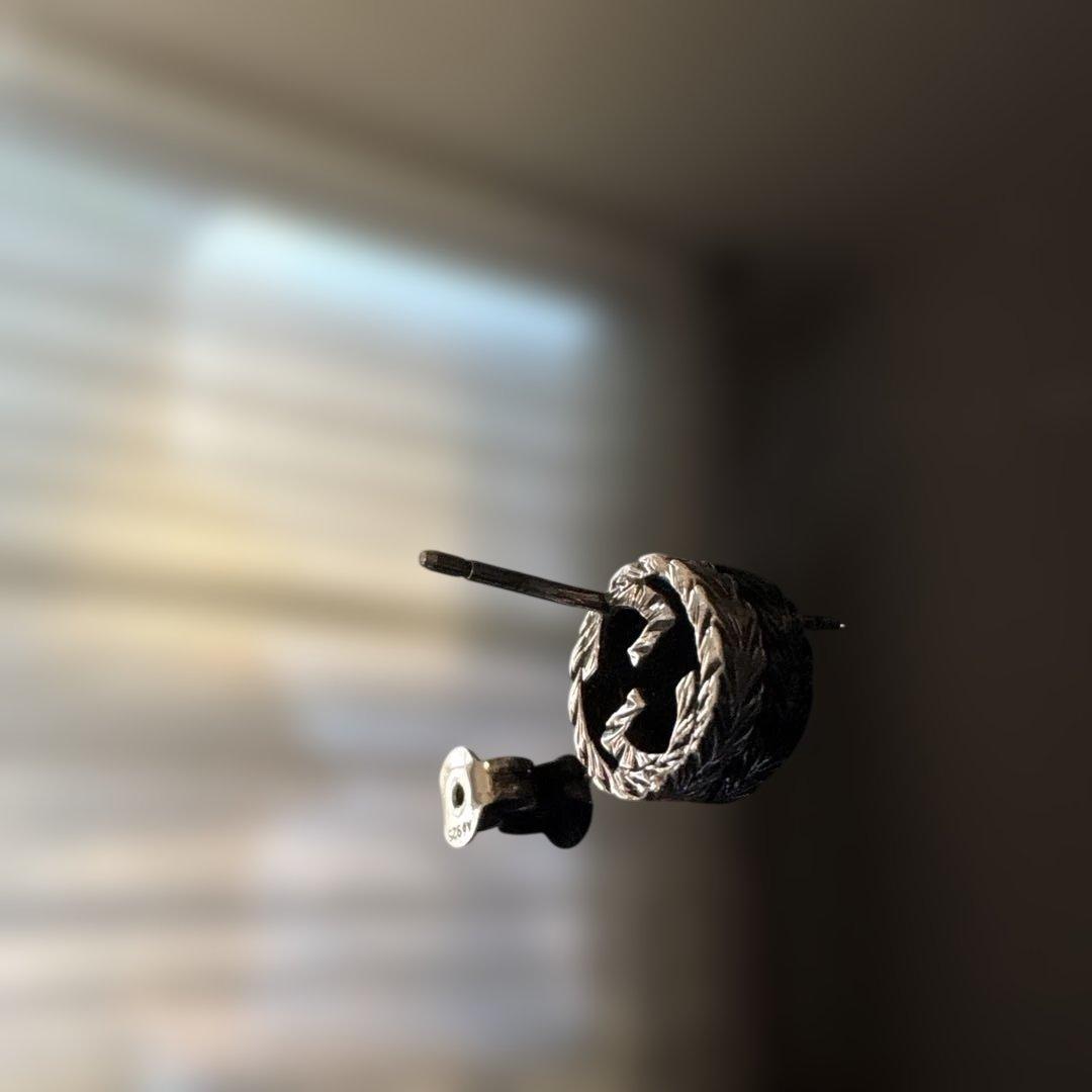 GUCCI グッチ インターロッキングG SV925 ピアス 片耳 GUCCI グッチ インターロッキングG SV925 ピアス 片耳