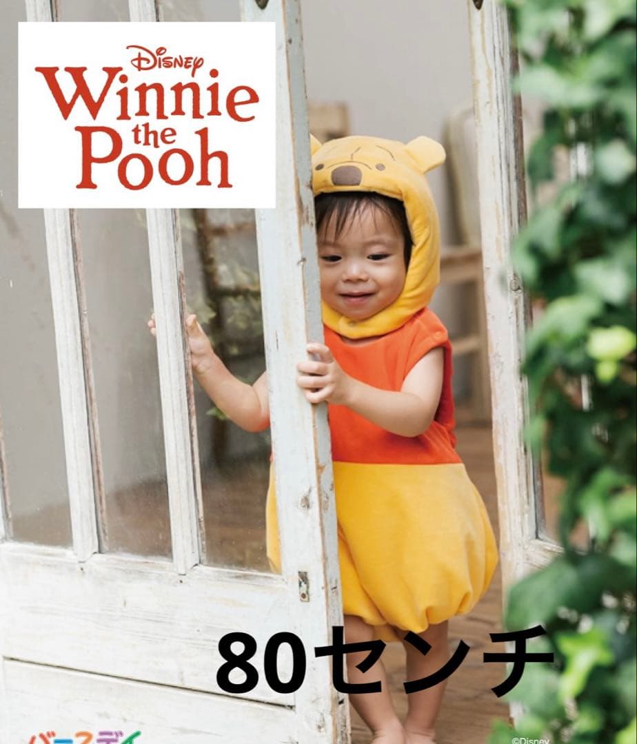 ディズニー　プーさん　バースデー80センチ