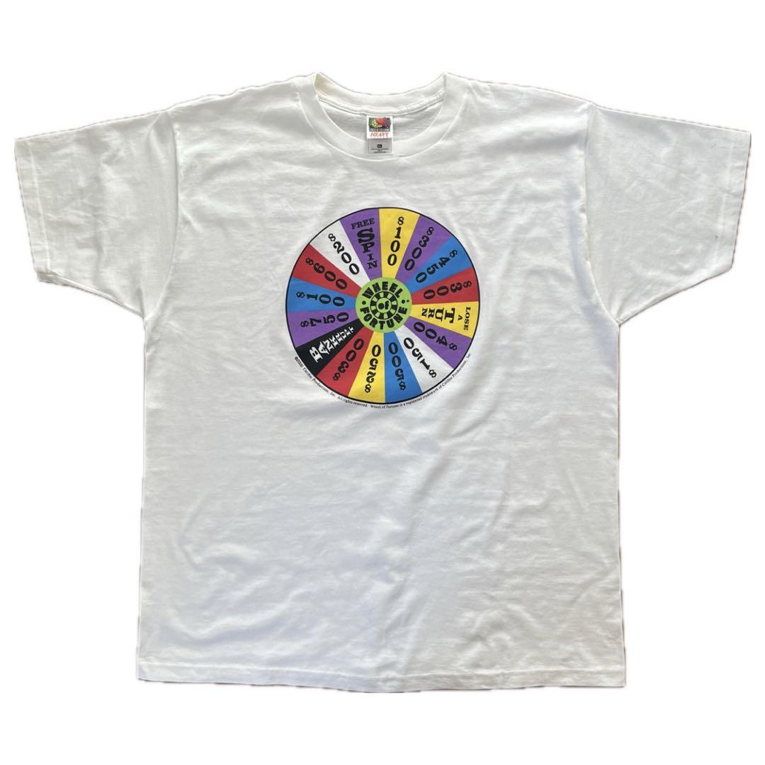 古着 90s 00s WHEEL OF FORTUNE 映画 アート Tシャツ