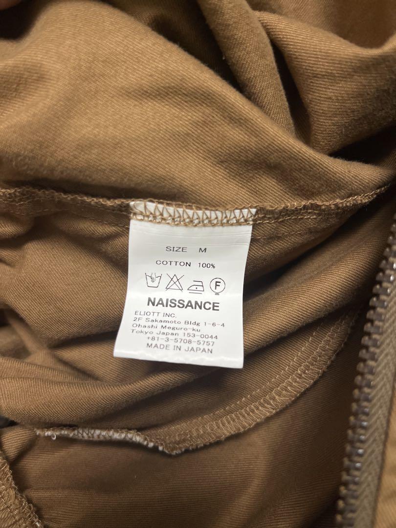 NAISSANCE ブラウン フルジップジャケット M