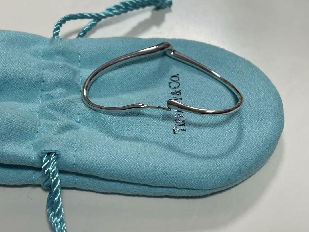 専用【美品】TIFFANY & CO. オープン ハートフープ ピアス シルバー